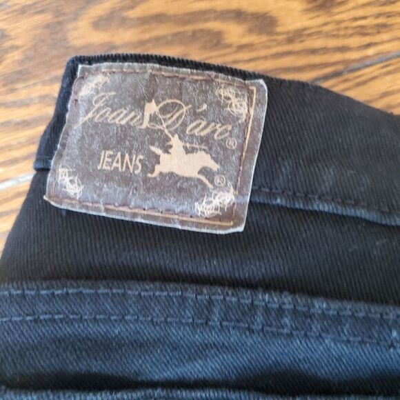 Vintage Joan D'Arc basic black jeans sz 17 - Picture 2 of 5